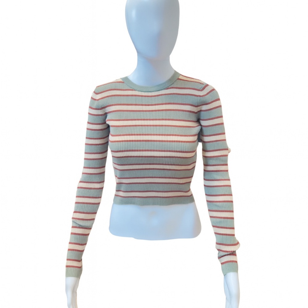 NWT Windsor Striped Ribbed Knit Long Sleeve | Size S | Casual Comfort